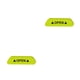 thumbnail image 3 of Kenally Pegatinas para puerta de coche, 4 Uds., marca de advertencia de seguridad Universal, cinta reflectante abierta, pegatina para casco de Type1 NO1 Kenally CBP103023, 3 of 5