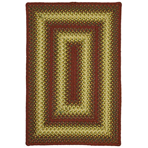Homespice Decor Santa Clara Ultra Wool Braided Chairpad Round 15" Round