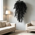 thumbnail image 6 of Fake Plants Hanging,Hanging Plants Artificial Decor,Artificial Hanging Plants,Fake Ivy Vines for Indoor Outdoor Wall Decor, Home, Office, Patio, Shelf, and Garden Greenery(Black 30IN), 6 of 6