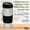 thumbnail image 4 of Color Grip Tumblers 16 oz. Set of 10, Bulk Pack - Perfect for Smoothies, Iced Coffee, Soda, Other Hot & Cold Beverages - Black, 4 of 5