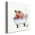 thumbnail image 2 of Farm Tub Pig-Premium Gallery Wrapped Canvas - Ready to Hang, 2 of 3