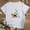 White, variant on QUNYINEY Easter Women's T-Shirts Casual Short Sleeve Pullover Crew Neck Tops Loose Summer Tops for Women