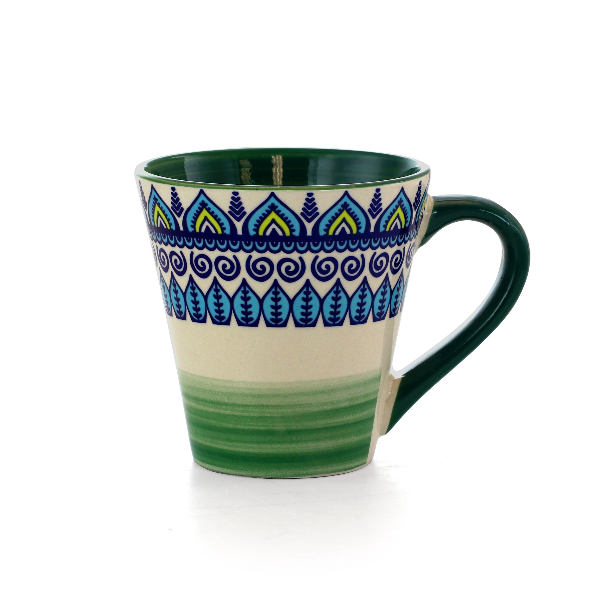 Elama Zen Green Mozaik 16 Piece Dinnerware Set