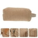 thumbnail image 3 of Bolso de mano de paja PP con cremallera, bolso de mano para lavar, monedero de playa de verano para mujer, 3 of 7