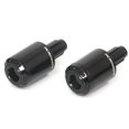 thumbnail image 1 of MC MOTOPARTS ATOM CNC Bar Ends Compatible with Motorcycle Handlebar 13-17mm Diameter (Black), 1 of 4