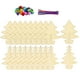 thumbnail image 2 of Juego de pintura de rodajas de madera para árbol de Navidad, manualidades de bricolaje para árbol de Navidad, arte de pintura para bricolaje Juego de 10 Uds., 2 of 7