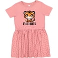 thumbnail image 3 of Inktastic 3rd Birthday Cute Tiger 3 Year Old Girls Toddler Dress, 3 of 5