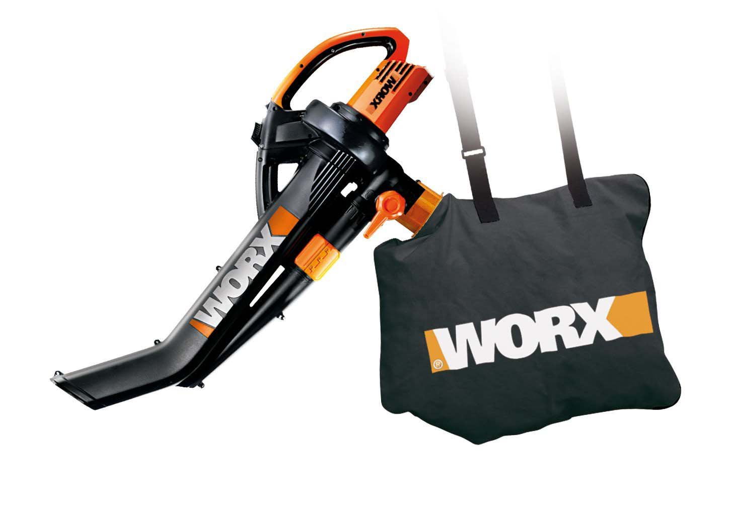 Photo 1 of Worx WG509 Corded Electric TriVac Blower/Mulcher/Vacuum & Impellar Bag and Strap