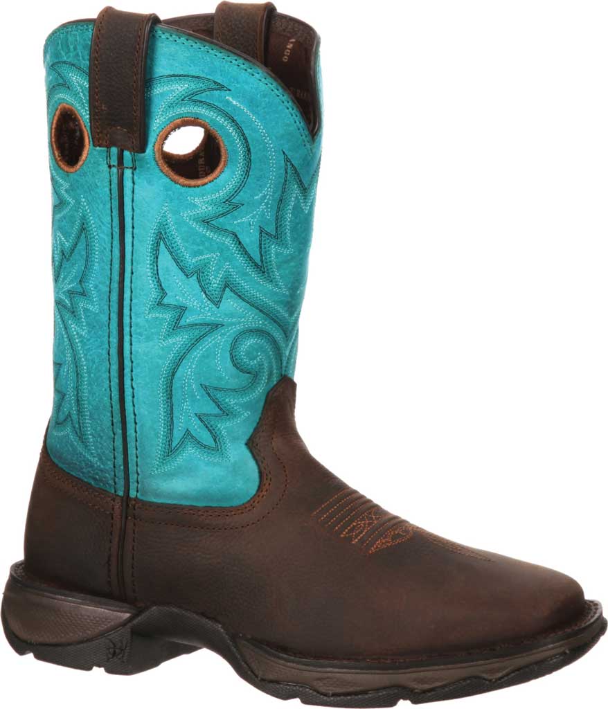 Durango Women's Lady Rebel Bar None Western Boots - Brown/Turquoise