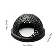 thumbnail image 3 of Aquarium Floating Cave with Feeding Ring, Black Plastic Breeding Shelter for Cichlid Tank Decor, Hollow Mesh Hiding Spot for Fish and Shrimp, Topliu, 3 of 6