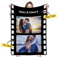 thumbnail image 1 of Couverture en Flanelle avec Texte, 1 of 6