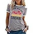 thumbnail image 3 of Nlife T-Shirts Graphiques à Manches Courtes pour Femmes Tops Pulls pour Femmes, 3 of 4