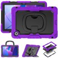 thumbnail image 2 of for Lenovo Tab 10.1/ Tab K10C Case 10.1 inch 2025, 360 Rotating Shockproof Cover with Stand, Handle, Shoulder Strap, Purple, 2 of 7