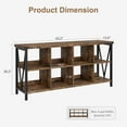 thumbnail image 2 of Gaderth 8 Cube Storage Organizer,Open Cube Bookshelf,Display Storage，Hallway TV Stand for Entryway, Display Cabinet Book Case for Living Room 62.2" L×13.4" W×30.3" H,, 2 of 5