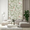thumbnail image 3 of Idea4wall 2pcs Blooming Roses Romantic Floral Soft Pink and Green Tones Wall Murals, Removable Self-Adhesive Stick Wallpaper Large Wall Stickers for Home Decorative, 48"x108", 3 of 5
