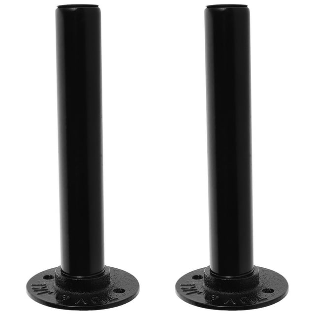 OUNONA 2Pcs Black Weight Plates Holder Wall Mounted Rack for Home Gym Storage and Strength Training