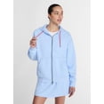 thumbnail image 3 of Athletic Works Women's and Women's Plus Full Zip Fleece Hoodie, Sizes XS-4X, 3 of 7