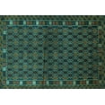 thumbnail image 1 of Ahgly Company Indoor Rectangle Persian Turquoise Blue Traditional Area Rugs, 2' x 3', 1 of 4