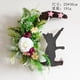 thumbnail image 2 of Corona Gato Y Con Flores para Puerta Halloween 30CM, 2 of 9