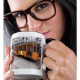 thumbnail image 2 of 3drose, Train Tram in Milano Duomo Square Milan Italy, 15oz Two-tone Black Mug, 2 of 6