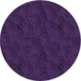 thumbnail image 1 of Ahgly Company Machine Washable Indoor Round Transitional Deep Purple Area Rugs, 6' Round, 1 of 7