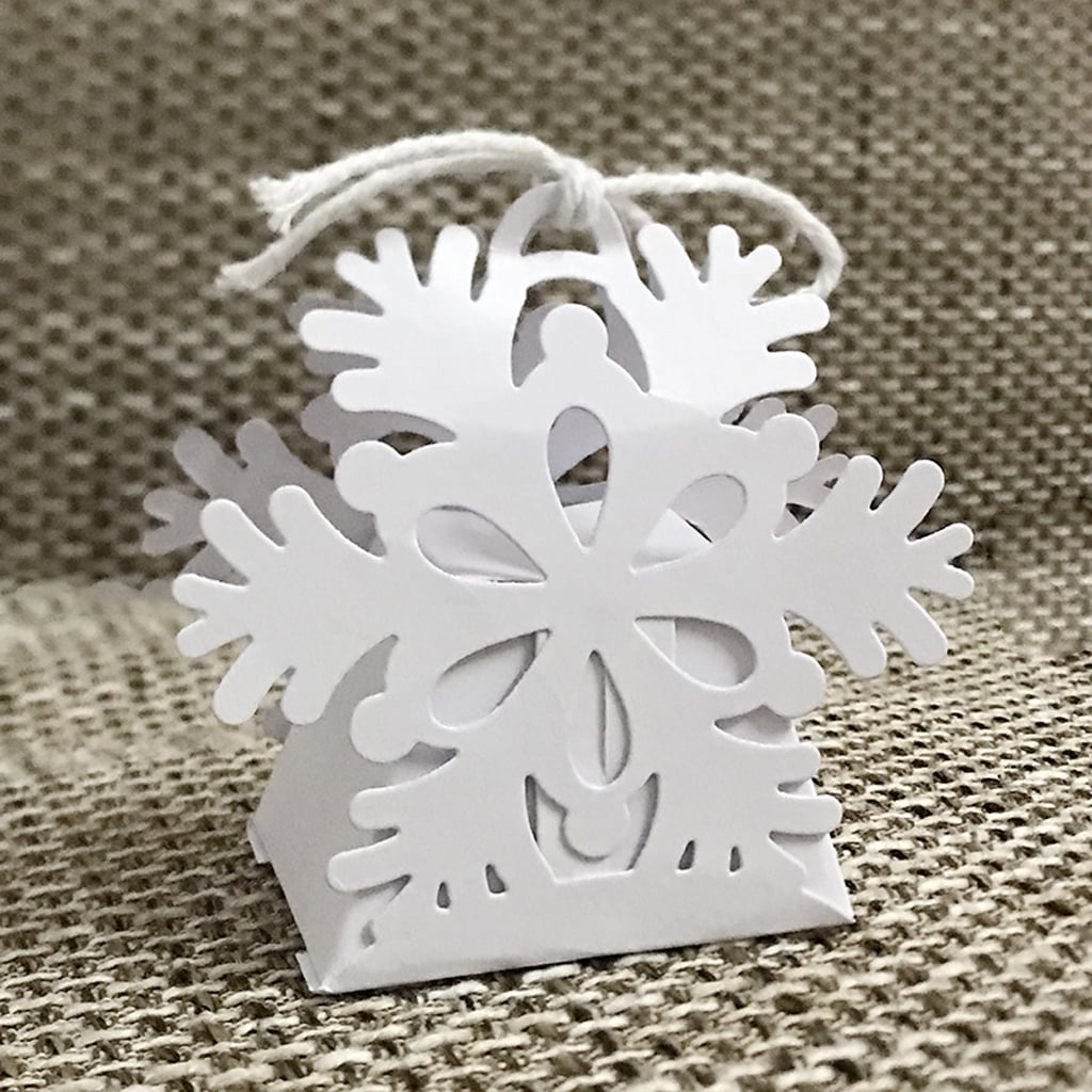 GENEMA Christmas Snowflake Box Metal Cutting Dies Stencil DIY