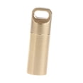 thumbnail image 4 of Botella de almacenamiento de latón resistente Contenedor de cantina impermeable Caja de ño Pastillero Supervivencia de Pequeña Sunnimix Botella de almacenamiento al aire libre, 4 of 8