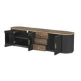 thumbnail image 3 of Modern TV Stand for TVs Up to 80 Inch, Media Console Table Storage Cabinet Entertainment Center with Drawers Doors for Living Room Bedroom, 3 of 8