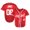 Red, variant on Enhypen 'XO' Baseball Jersey y2k shirts Short Sleeve Vneck Jersey Menwomen hip hop sportwear Tops