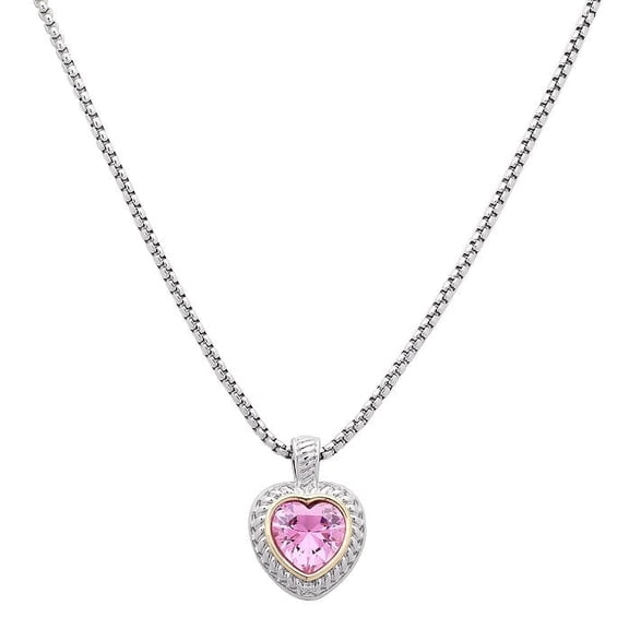 Freebird Jewelry Box Bound By Heart Necklace - Pink