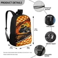 thumbnail image 5 of Uourmeti Monster Truck Design Spacious Compartment Backpack for Travel School, Durable Fabric Adjustable Shoulder Straps School Backpack Soft Student Bookbag, 5 of 6