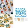 thumbnail image 3 of Manualidad para cortar pendientes con tarjetas, ganchos y anillos de salto para hornear. Azul 118 piezas, 3 of 8
