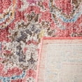 thumbnail image 4 of SAFAVIEH Bristol Calvagh Oriental Polyester Area Rug, Rose/Light Gray, 7' x 7' Round, 4 of 8