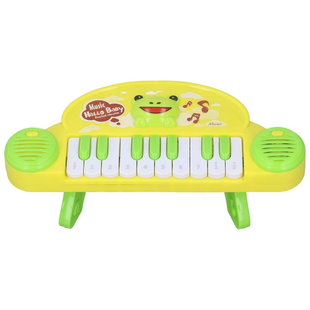 Piano Bébé, Matériel ABS Piano pour Enfants pour Cadeau d'Anniversaire Vert