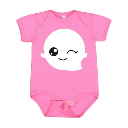 

Inktastic Halloween Ghost Winking Ghost Trick or Treat Gift Baby Boy or Baby Girl Bodysuit