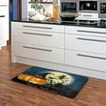thumbnail image 5 of Coolnut Funny Halloween Pumpkin Kitchen Rugs 39×20 in,Non Slip Washable Cushioned Carpets Polyester AntiFatigue Comfort Porch Floor Mat Halloween Decoration, 5 of 7