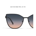 thumbnail image 3 of Lentes de Sol QUAY In Pursuit Gran Tamaño Ojo de Gato Negro/Humo, 3 of 5