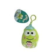 Squishmallows Official Kellytoys Plush 3.5 Inch Keroppi the Frog Holding Cupcake Clip-On Stuffed Toy