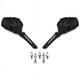 Krator Personnalisé Noir Moto Squelette Os Miroirs Compatibles avec Yamaha Virago XV 250 500 535 700 750 920 1100 – image 2 sur 3