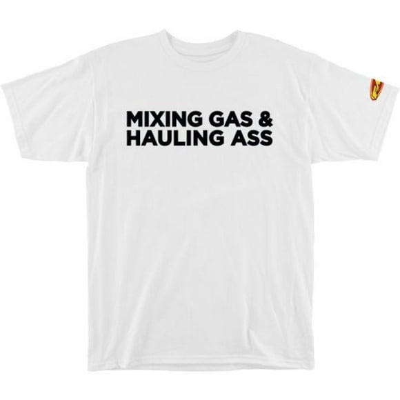 FMF Men's Gass Tee 2.0 White Small