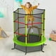 Gymax Trampoline 55'' pour Enfant Tout-Petit Trampoline Récréatif avec Filet de Sécurité Vert – image 4 sur 10