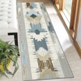 thumbnail image 5 of 2x6 FT Kitchen Runner Rugs Non Skid Washable, Faux Wool Rug Runners for Hallways Bathroom Carpet Runner, Soft Indoor Modern Floor Rug for Entryway Laundry Room, 5 of 11