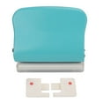 thumbnail image 3 of Hole Punch, Positioning Punching Office Hole Punch Plastic Bottom Pad  For Bookbinding Documentation Light Blue, 3 of 8