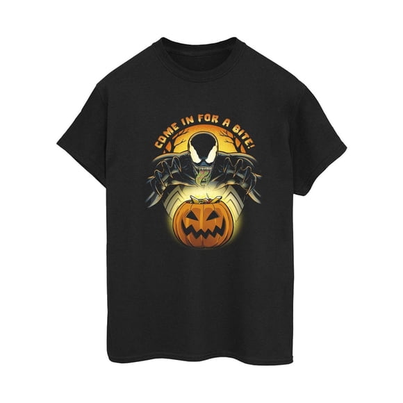 Venom Womens Come For A Bite Cotton Boyfriend T-Shirt