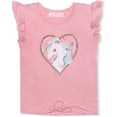thumbnail image 4 of Young Hearts Girls 2 Pack Tee, Toddler, 4 of 5