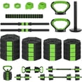 thumbnail image 1 of Adjustable Dumbbells 66/88Lbs, 4-in-1 Weight Set with Connector, Multi-Functional Fitness Tool for Home Gym, 1 of 7