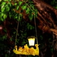thumbnail image 4 of MERILER Patio LED Solar Lights Sloth Hanging Lights Animal Outdoor Garden Decorative Solar Pendant and Wall Lights for Courtyard, Garden, Stairway, and More, 4 of 6