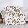 thumbnail image 4 of Throw Blanket for Couch, Dalmatian Dog Cartoon Super Soft Fuzzy Comfy Warm Throw Blanket, Cuteness Lightweight Cozy Plush Flannel Blanket & Throws for Sofa and Bed All Season, 4 of 5