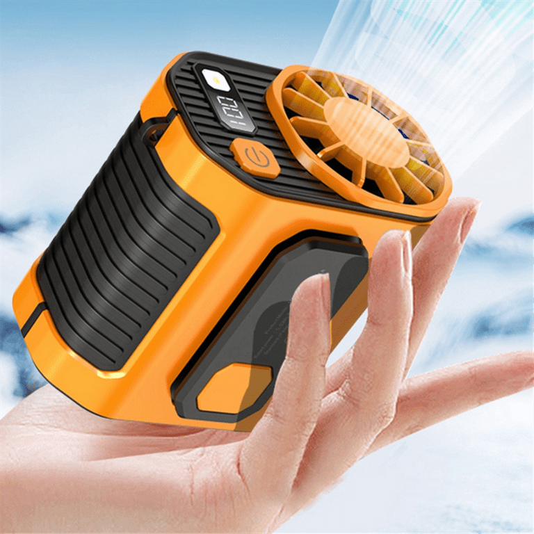 Waist-Mounted Fan Cooling High-Temperature Outdoor Work Room
