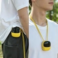 thumbnail image 4 of MMJ USB Neck Hanging Fan Portable Rechargeable 3 Speeds for Student Office Outdoor Cooling, 4 of 8